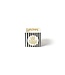 HAPPY EVERYTHING Black Stripe Mini Nesting Cube Medium