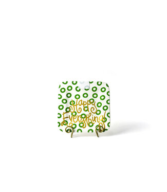 HAPPY EVERYTHING Peridot Happy Everything! Mini Square Platter