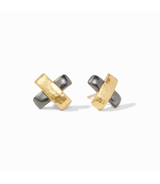 JULIE VOS Catalina X Stud Mixed Metal