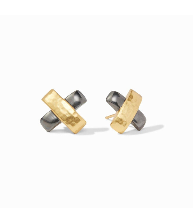 JULIE VOS Catalina X Stud Mixed Metal