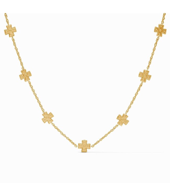 JULIE VOS Malta Canterbury Delicate Station Necklace