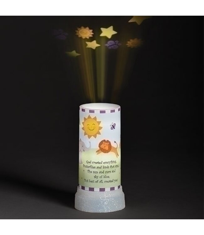 6.75” Led Projector God Created Everything Night-Light