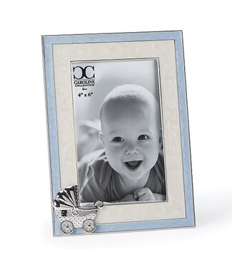 7.5” Blue Baby Carriage Frame