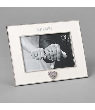 7” Mr & Mrs Frame With Heart
