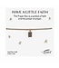 7” Gold Prayer Bracelet Stretch