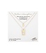 Gold Necklace Mom/Daughter - Sold as Set