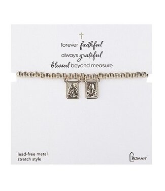 7” Gold Scapular Bracelet Stretch
