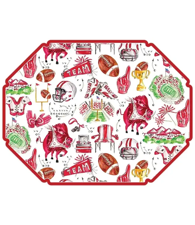 ROSANNE BECK COLLECTIONS Posh Die-Cut Placemat - Hand Painted