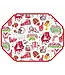ROSANNE BECK COLLECTIONS Posh Die-Cut Placemat - Hand Painted