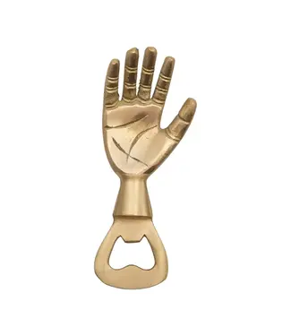 Brass Hand Bottle Opener