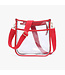 Posie Clear Crossbody with Vegan Leather
