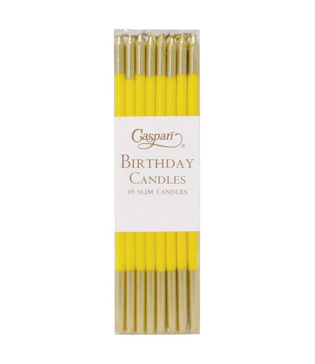 Slim Birthday Candles - Sold as Set