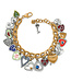 BRIGHTON One Heart Color Charm Bracelet