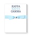 Sorority Colors Greek Mini Notepad