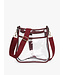 Posie Clear Crossbody with Vegan Leather