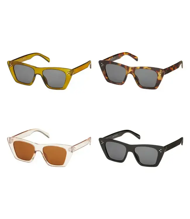 Rose Angled Cat Eye Sunglasses