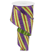 2.5"X10yd Diagonal Glitter Stripe/Royal Ribbon