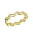 Infinity Zig Zag Gold Layers Ring