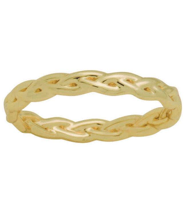 Braid Gold Layers Ring