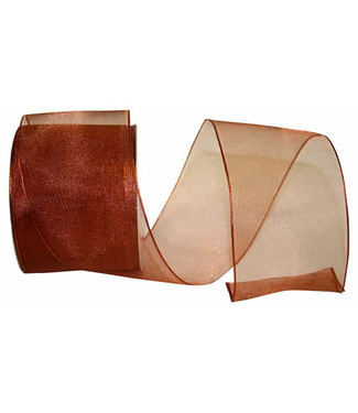 ELEGANT WOVEN SHEER WIRED EDGE