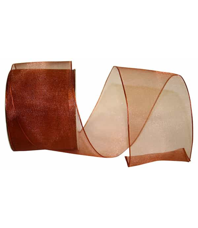ELEGANT WOVEN SHEER WIRED EDGE