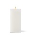 White Wax Luminara Large Indoor Square Candles with Remote