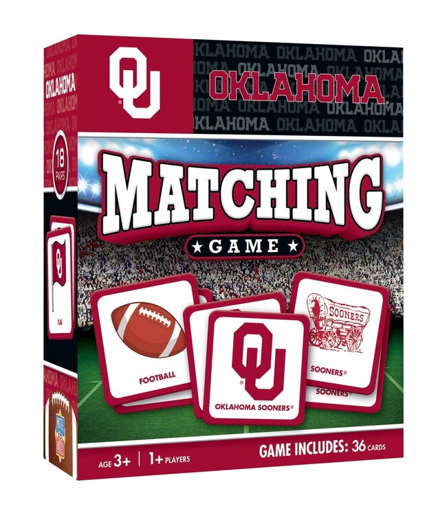 Oklahoma Sooners NCAA Matching Game