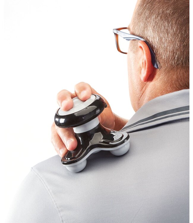 Sleek Black Men's Mini Body Massager