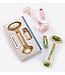 Gemstone Face Roller & Crystals Set