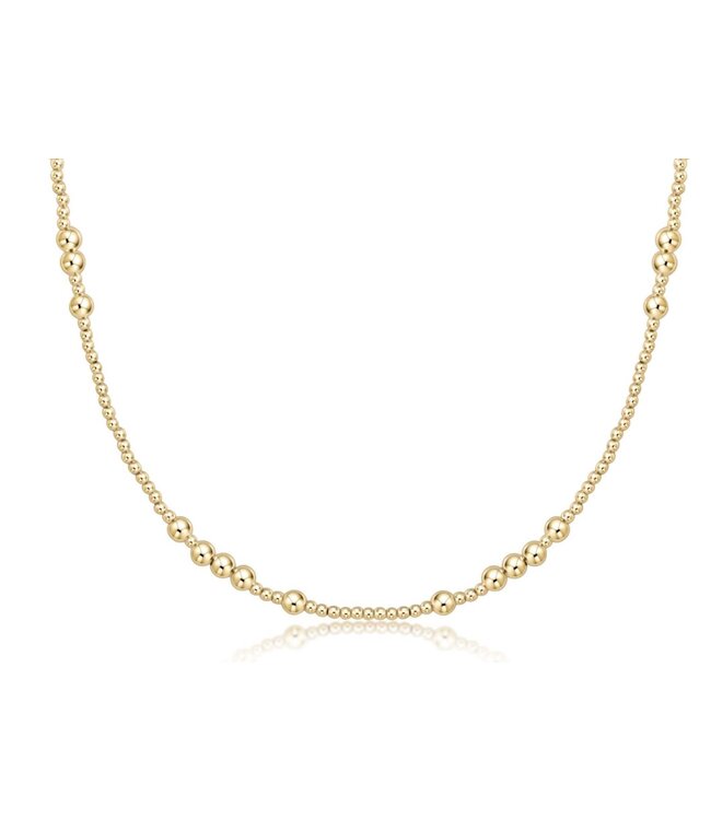 ENEWTON 15" Choker Hope Unwritten - 4MM Gold