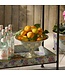 MACKENZIE CHILDS Sterling Check Enamel Compote - Large