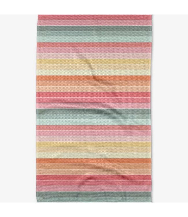 GEOMETRY Summer Tea Towels Summer Sorbet