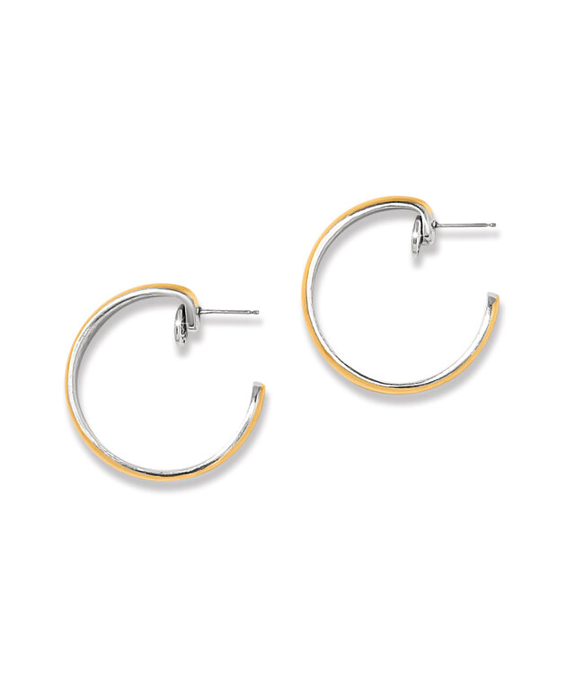 BRIGHTON Ferrara Entrata Moon Small Hoop Earrings