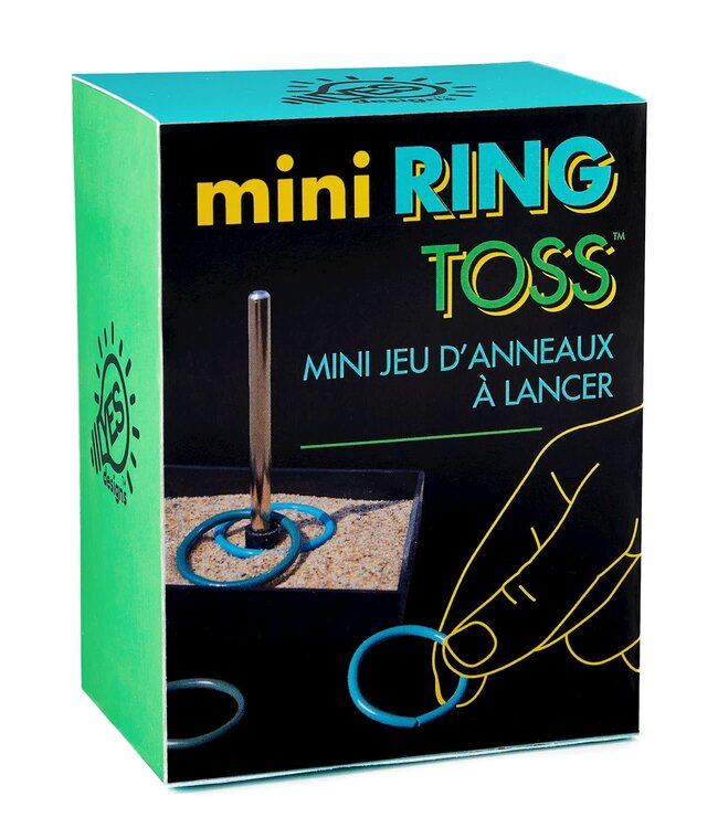 Desktop Finger Ring Toss Game Set