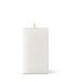 White Wax Luminara Large Indoor Square Candles with Remote