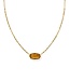 KENDRA SCOTT Elle Bamboo Frame Short Pendant Necklace