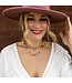 TOVA Oakland Antique Gold Pink Ombre