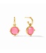 JULIE VOS Honeybee Hoop & Charm Earring