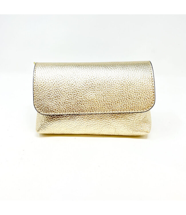 Leather Crossbody Clutch