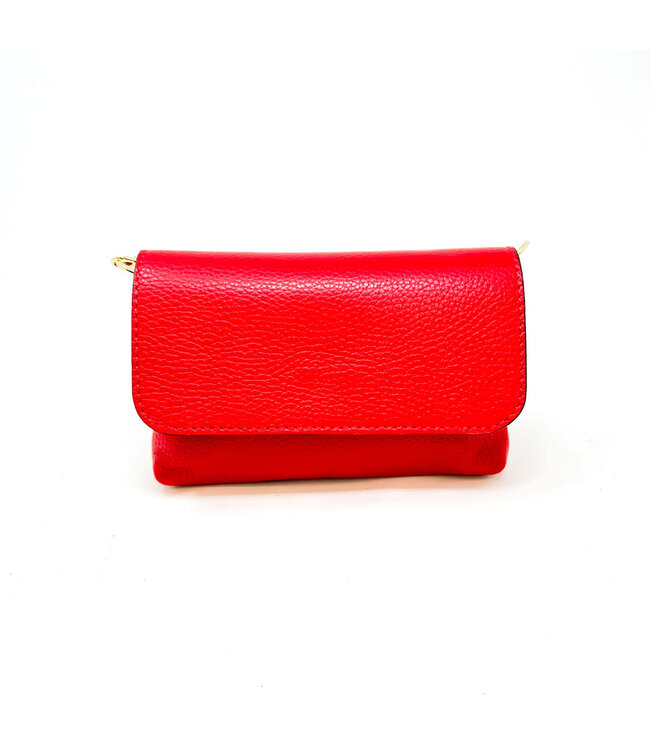Leather Crossbody Clutch