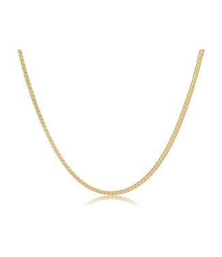 ENEWTON 17" Choker Herringbone Chain - Gold