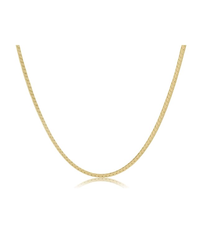 ENEWTON 17" Choker Herringbone Chain - Gold