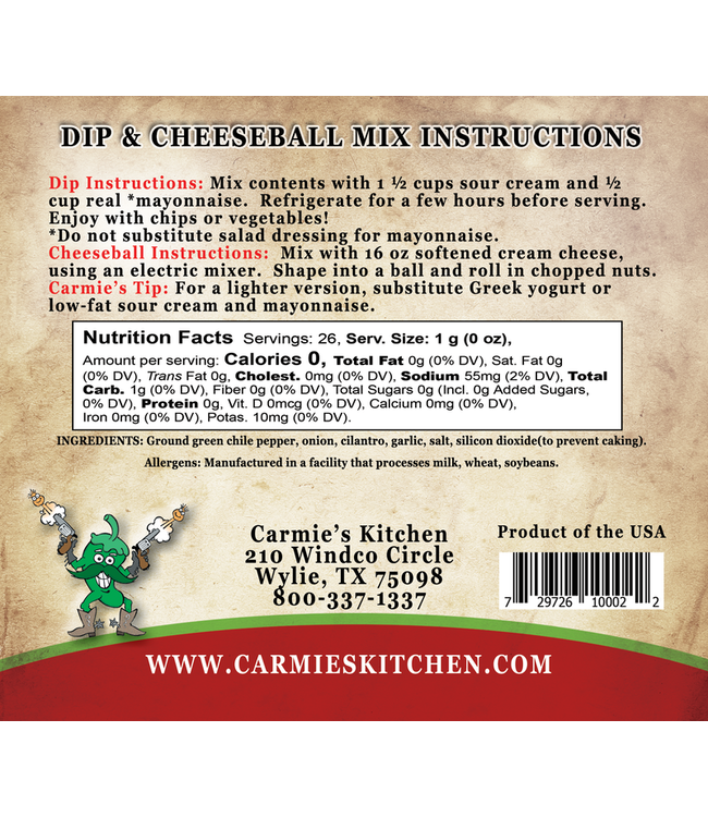 Green Chile & Cilantro Dip