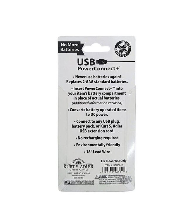 USB PowerConnect+™ 2 "AAA" Converter