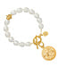 SUSAN SHAW Blue Willow Pearl Bracelet