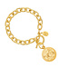 SUSAN SHAW Blue Willow Toggle Bracelet