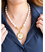 SUSAN SHAW Erin Fleur de Lis Necklace