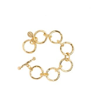 SUSAN SHAW Round Chain Toggle Bracelet