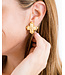 SUSAN SHAW Square Cross Studs