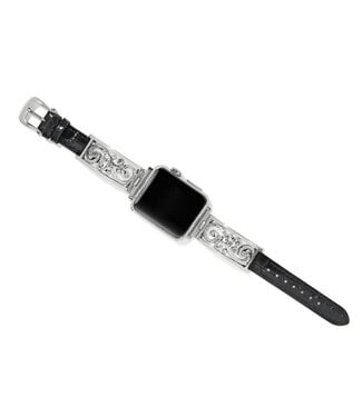 BRIGHTON Irvine Watch Band - Silver-Black